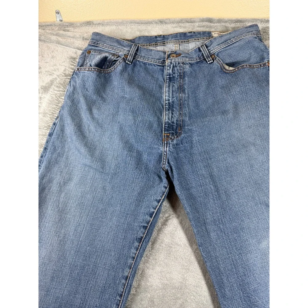 Vtg Polo Jeans Co Ralph Lauren Brixton Jeans Men's 36x32 Y2K Straight Leg Denim